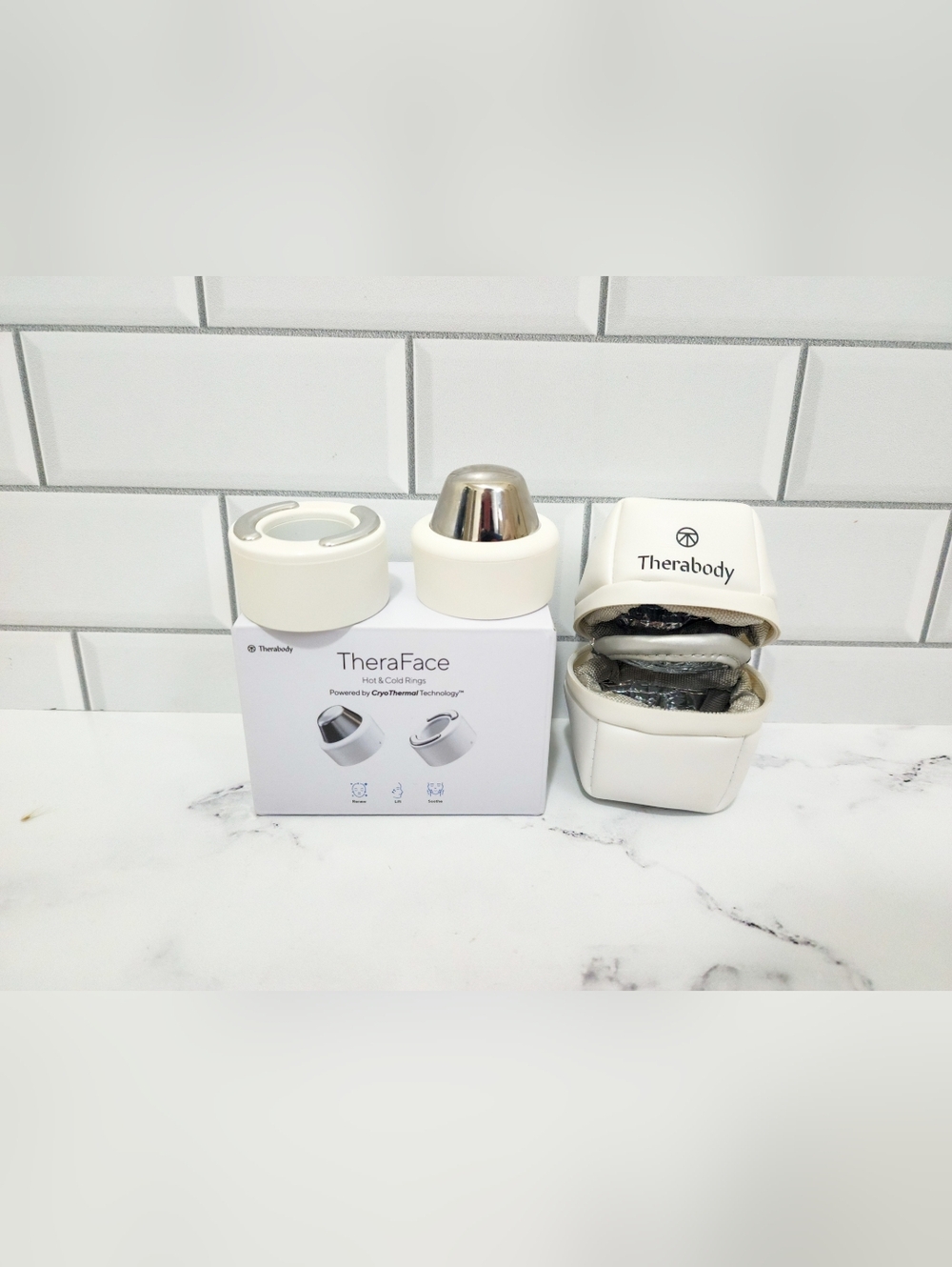 TheraFace Hot And Cold Rings (White)